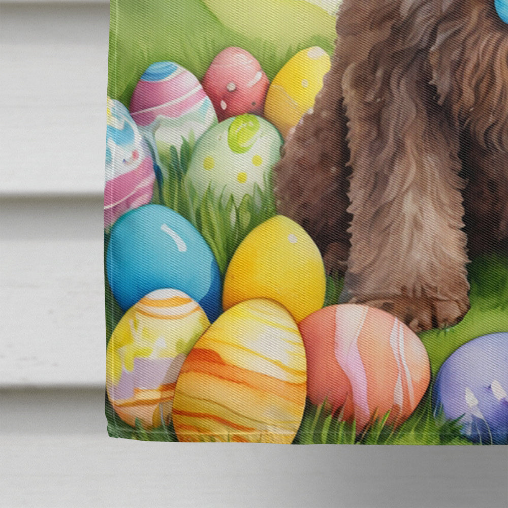 Labradoodle Easter Egg Hunt House Flag