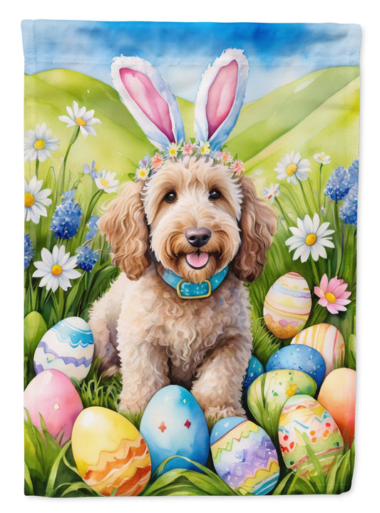 Buy this Labradoodle Easter Egg Hunt Garden Flag