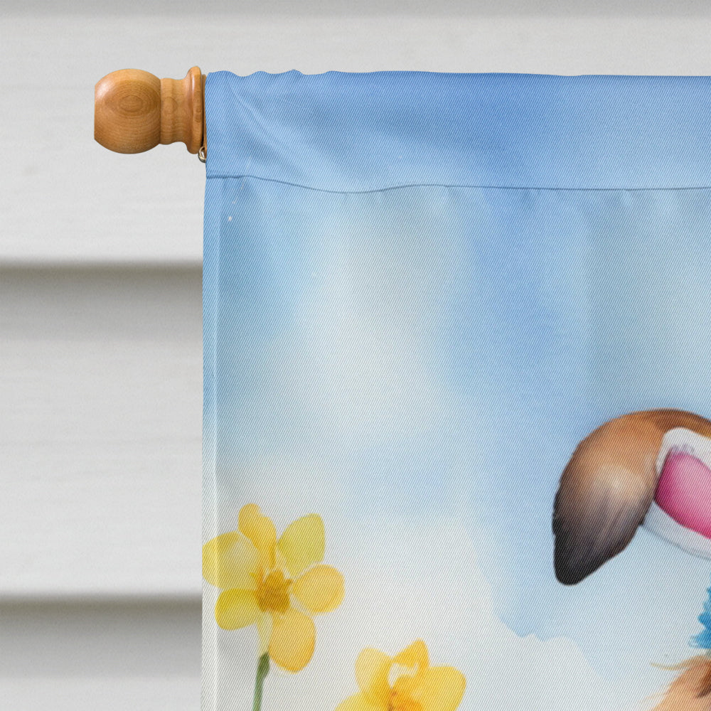 Leonberger Easter Egg Hunt House Flag