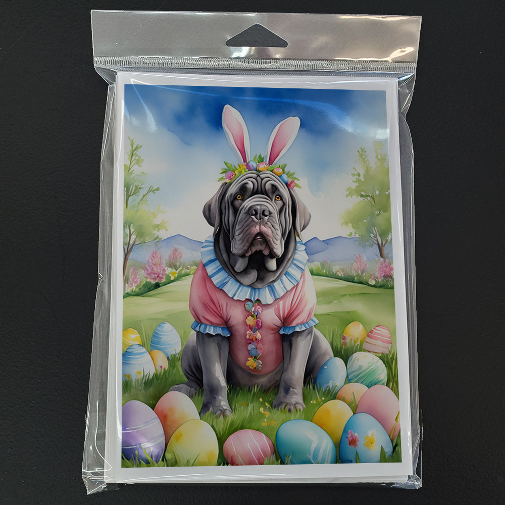 Neapolitan Mastiff Easter Egg Hunt Greeting Cards Pack of 8