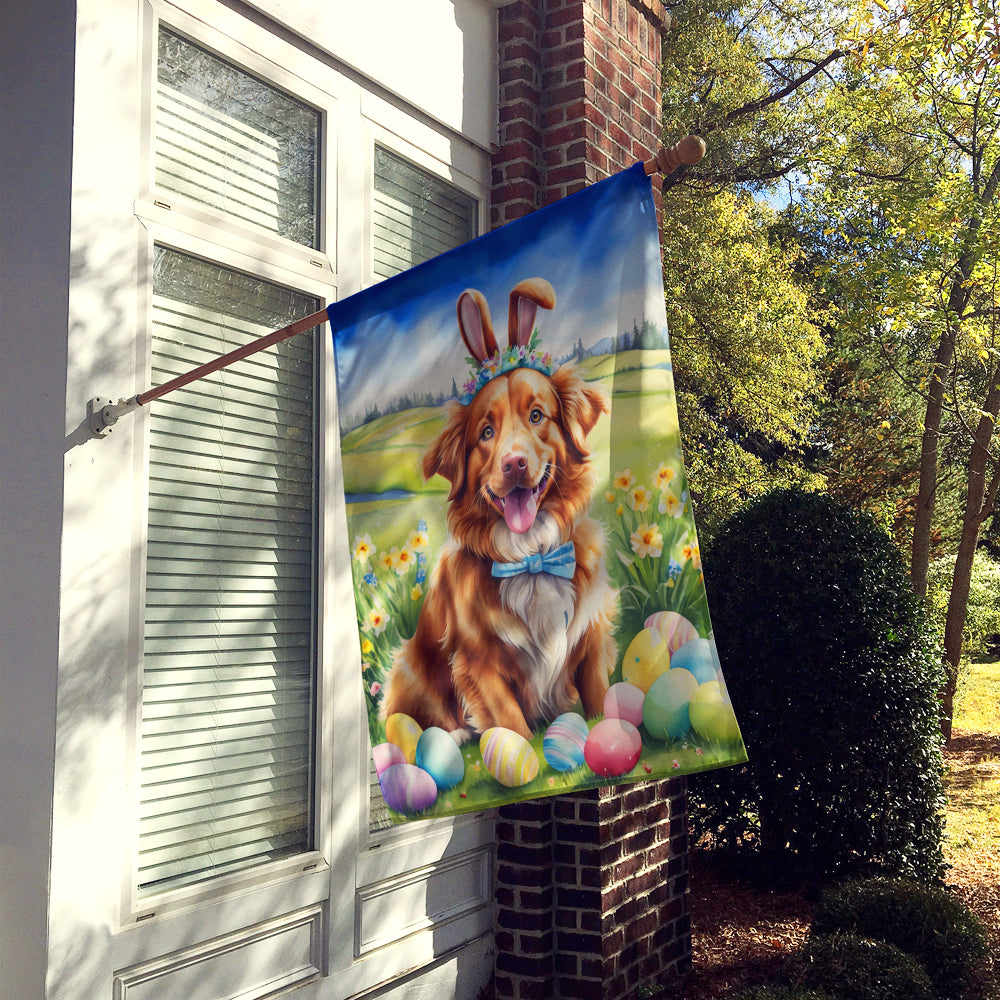 Nova Scotia Duck Tolling Retriever Easter Egg Hunt House Flag