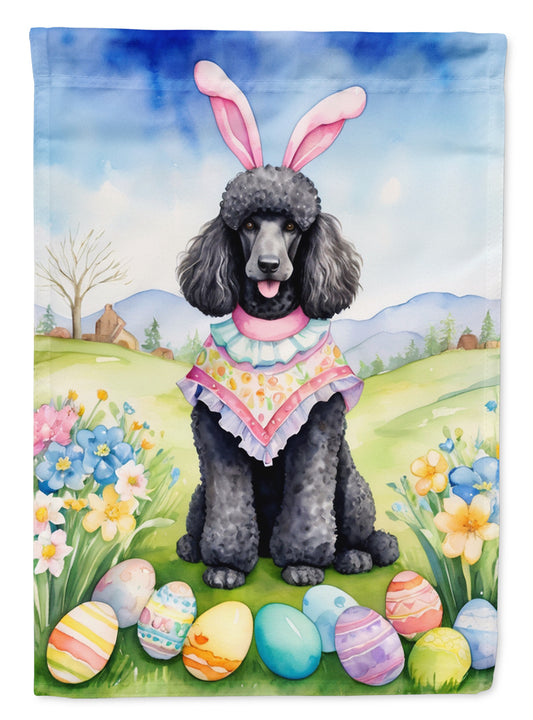 Buy this Black Poodle Easter Egg Hunt House Flag