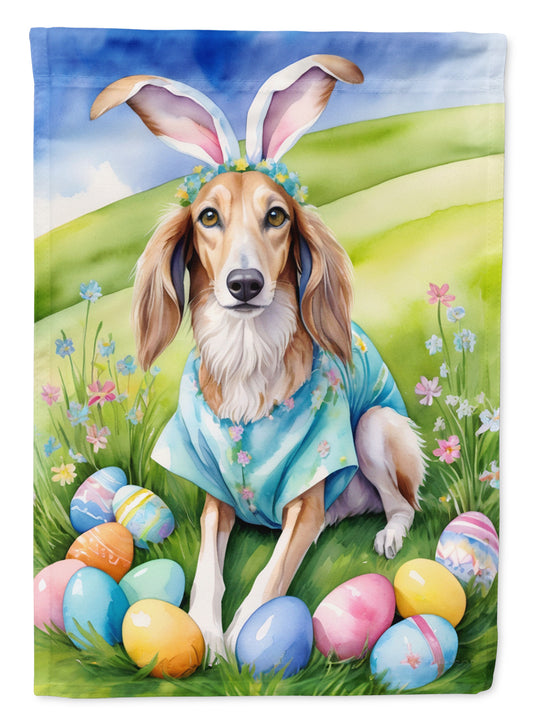 Buy this Saluki Easter Egg Hunt Garden Flag