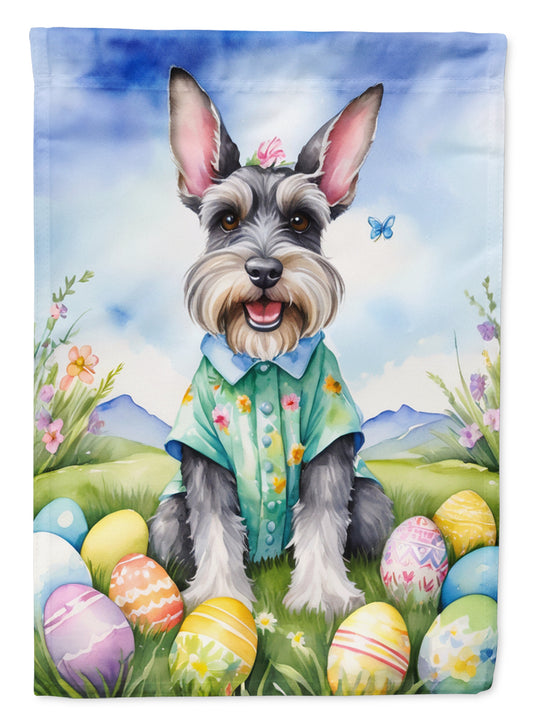 Buy this Schnauzer Easter Egg Hunt House Flag