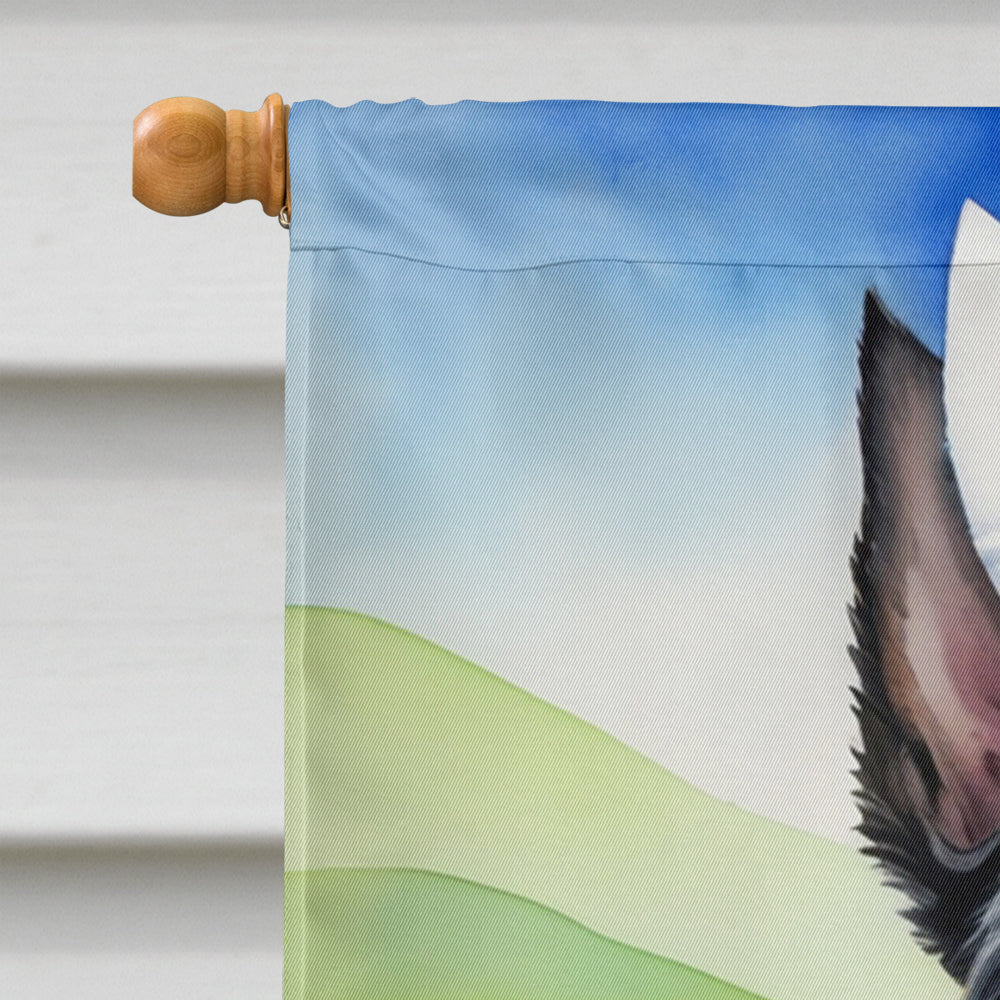 Scottish Terrier Easter Egg Hunt House Flag