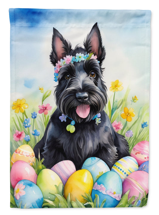 Buy this Scottish Terrier Easter Egg Hunt Garden Flag