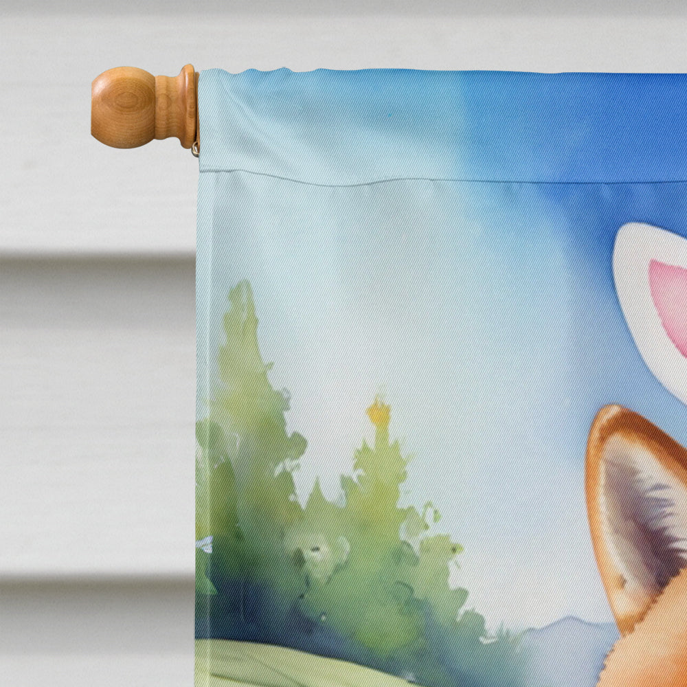 Shiba Inu Easter Egg Hunt House Flag