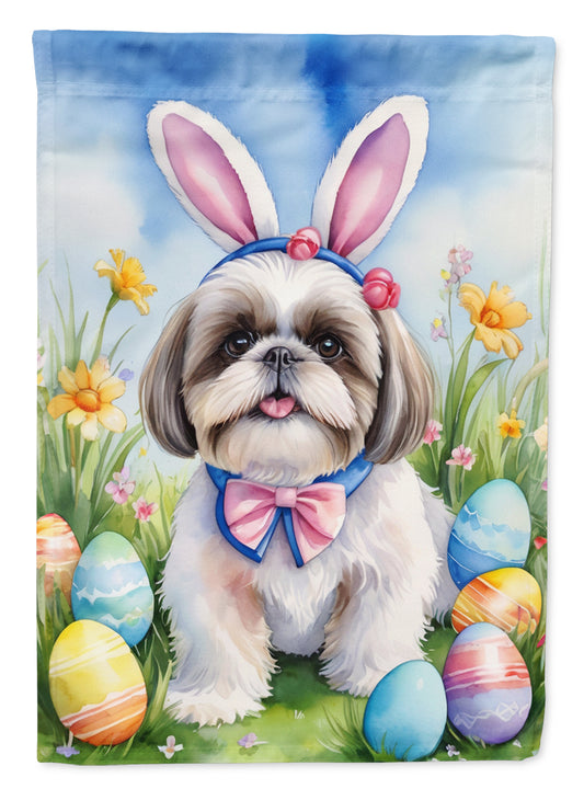 Buy this Shih Tzu Easter Egg Hunt Garden Flag