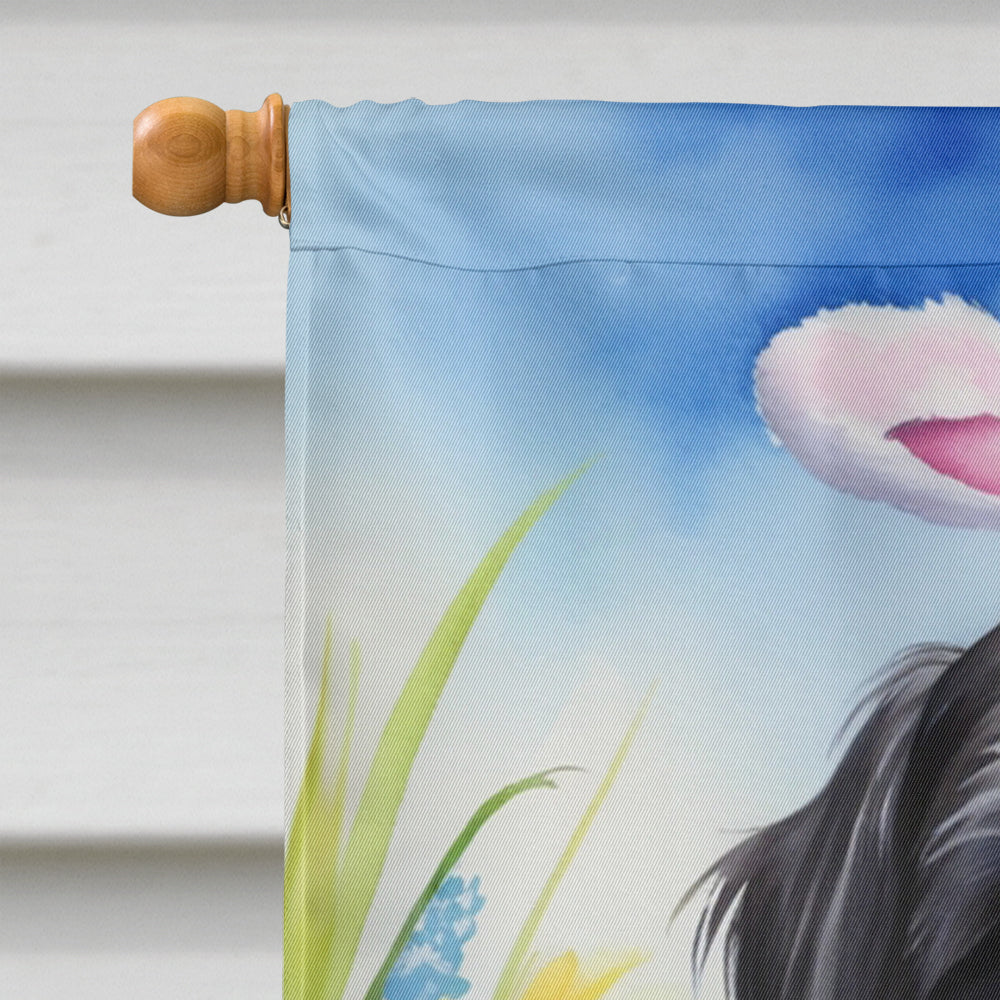 Shih Tzu Easter Egg Hunt House Flag