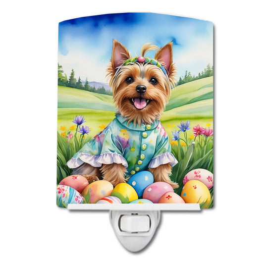 Buy this Silky Terrier Easter Egg Hunt Ceramic Night Light