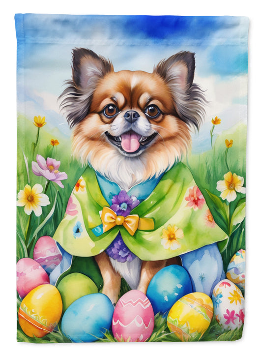 Buy this Tibetan Spaniel Easter Egg Hunt House Flag