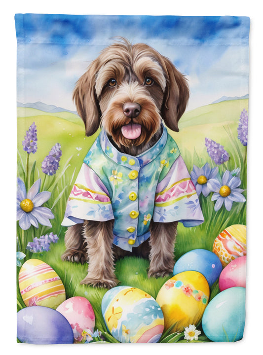 Buy this Wirehaired Pointing Griffon Easter Egg Hunt House Flag