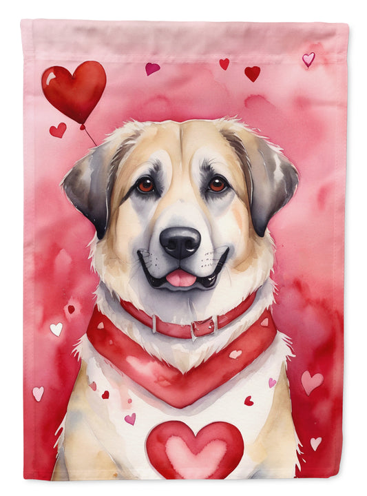 Buy this Anatolian Shepherd Dog My Valentine House Flag