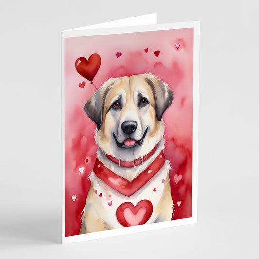 Buy this Anatolian Shepherd Dog My Valentine Greeting Cards Pack of 8