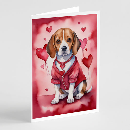 Buy this Beagle My Valentine Greeting Cards Pack of 8