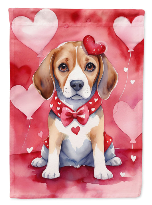 Buy this Beagle My Valentine Garden Flag