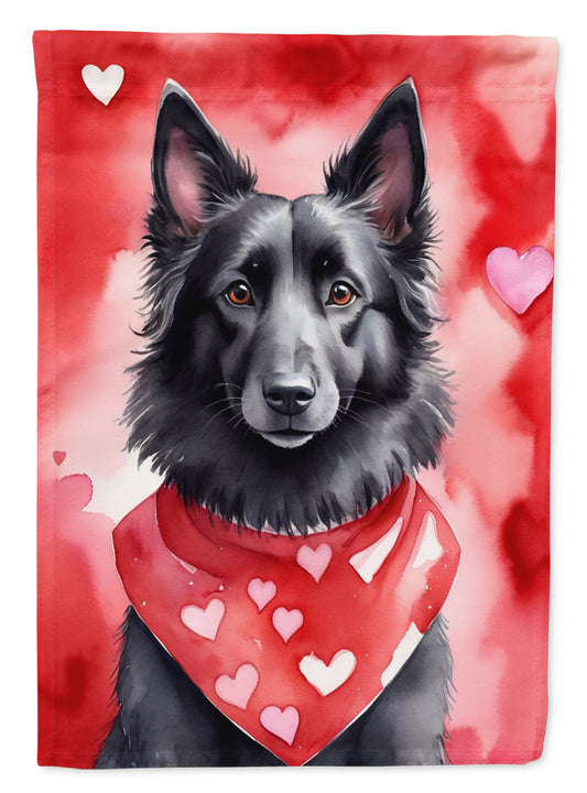 Buy this Belgian Sheepdog My Valentine Garden Flag