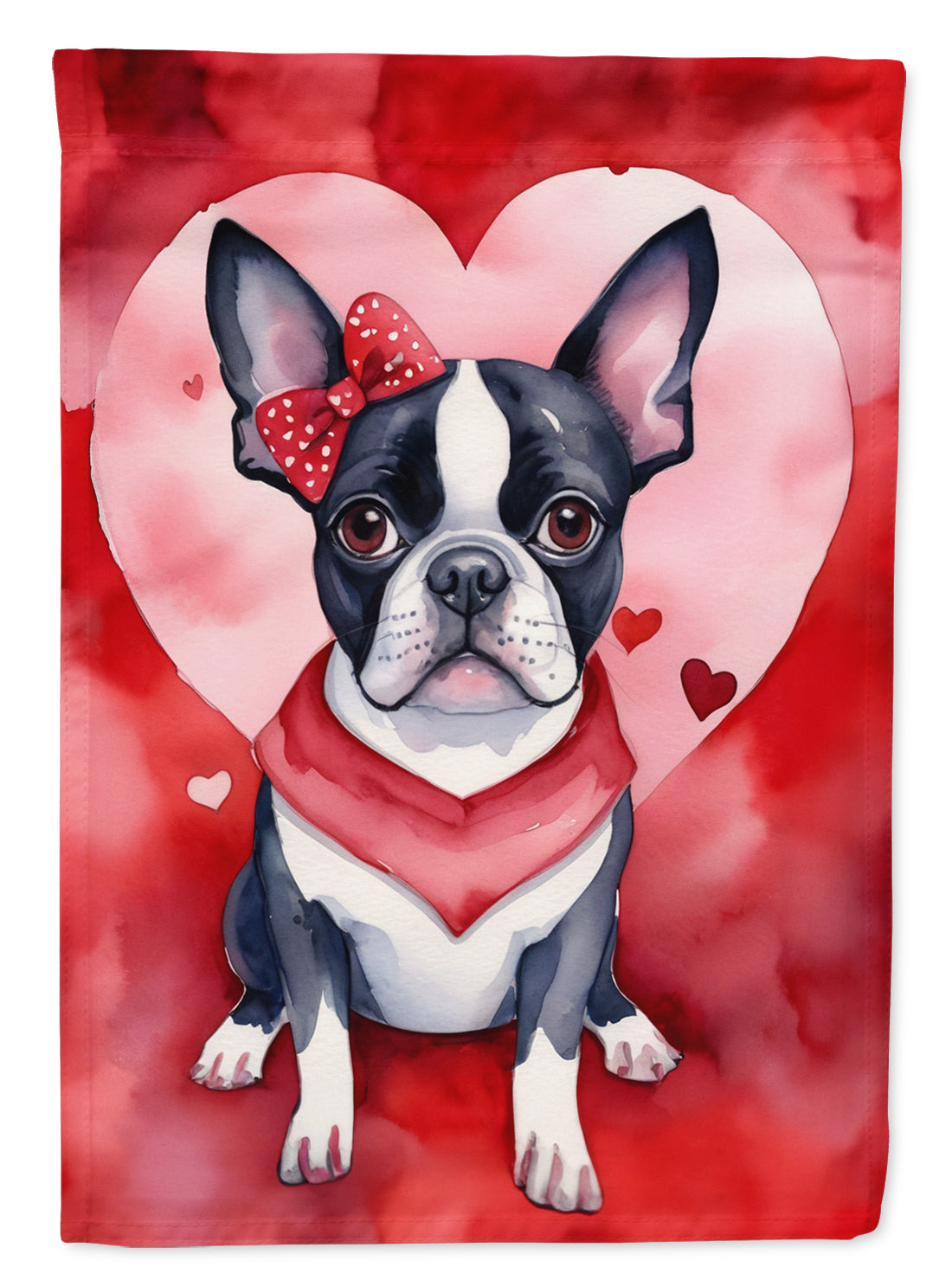 Buy this Boston Terrier My Valentine House Flag