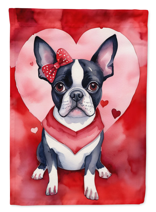 Buy this Boston Terrier My Valentine Garden Flag