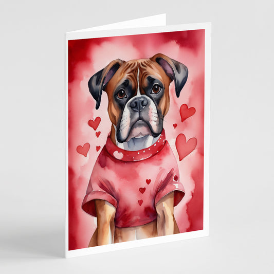 Buy this Boxer My Valentine Greeting Cards Pack of 8