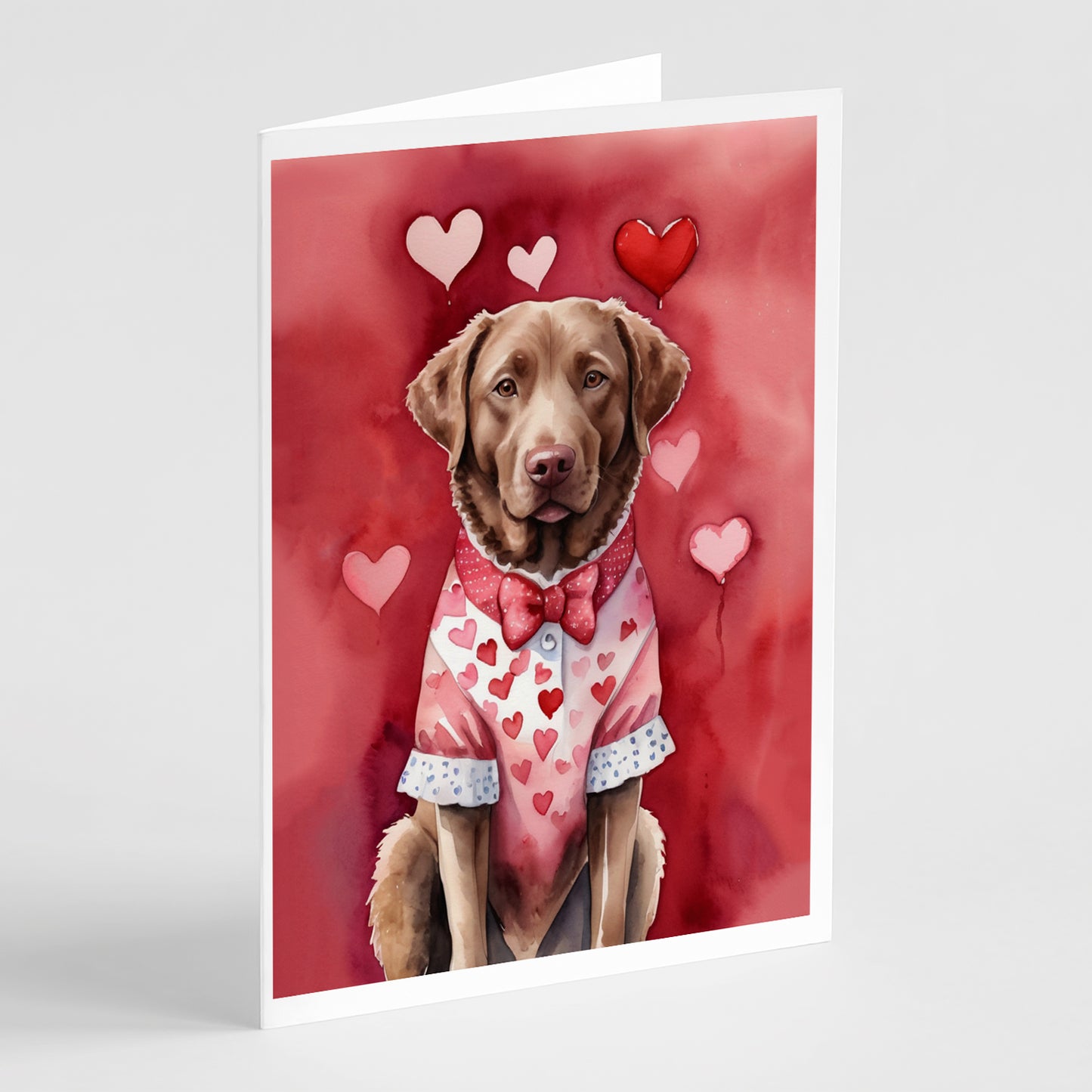 Buy this Chesapeake Bay Retriever My Valentine Greeting Cards Pack of 8