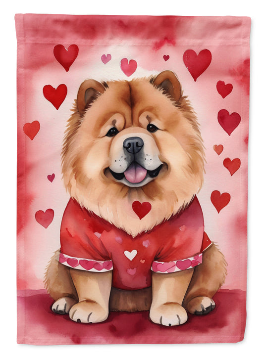 Buy this Chow Chow My Valentine House Flag