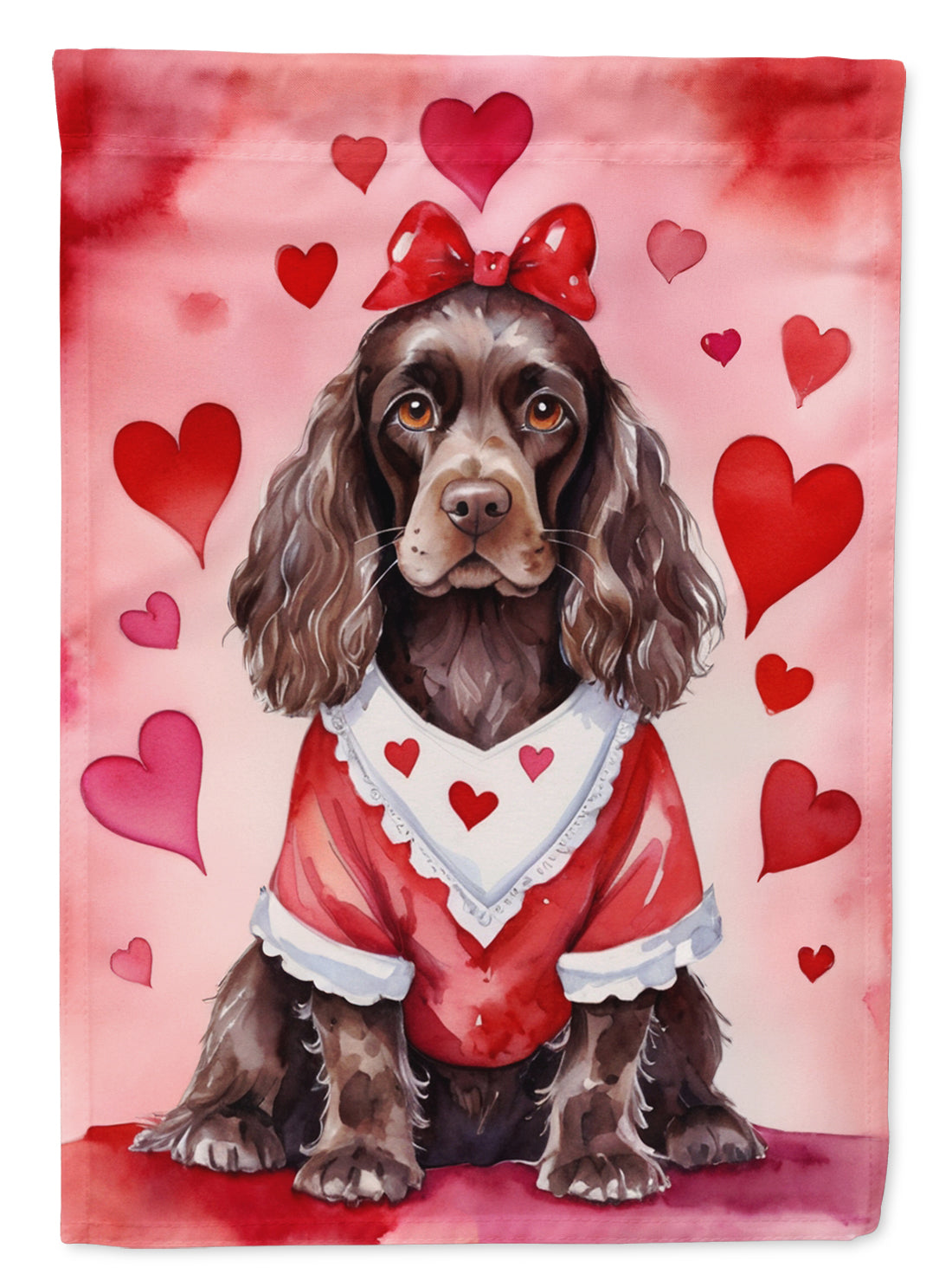 Buy this Cocker Spaniel My Valentine House Flag