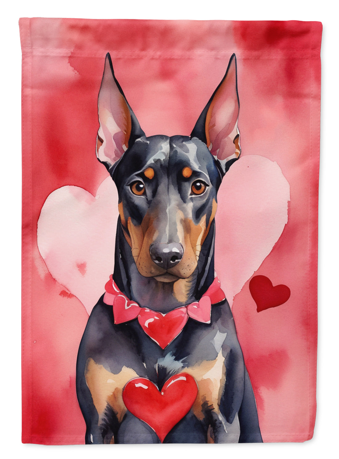 Buy this Doberman Pinscher My Valentine Garden Flag