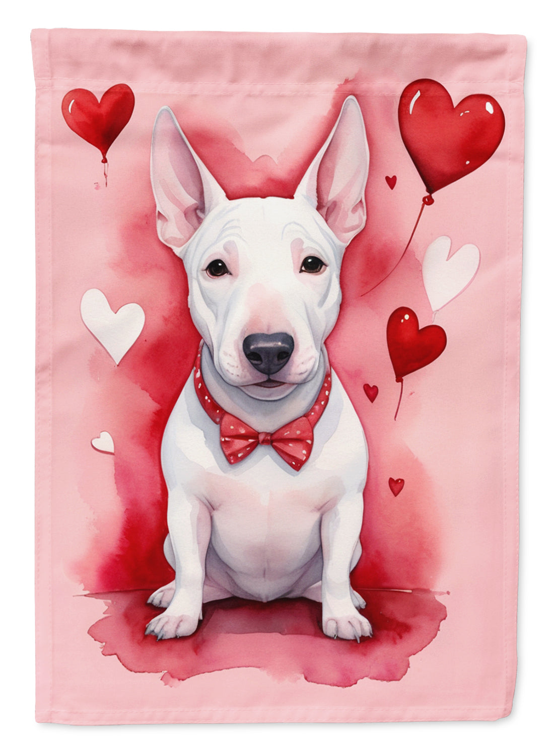 Buy this English Bull Terrier My Valentine House Flag