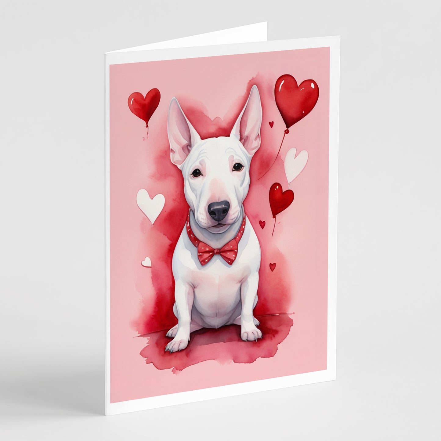 Buy this English Bull Terrier My Valentine Greeting Cards Pack of 8