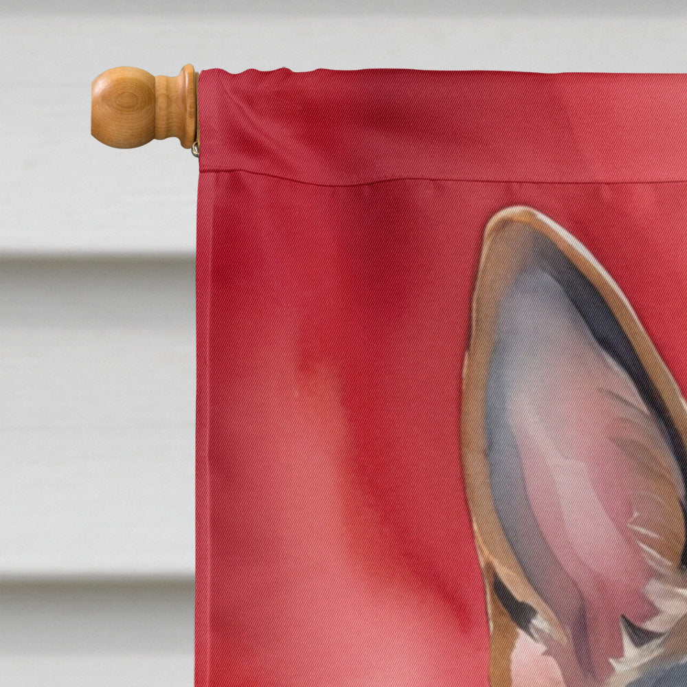 German Shepherd My Valentine House Flag