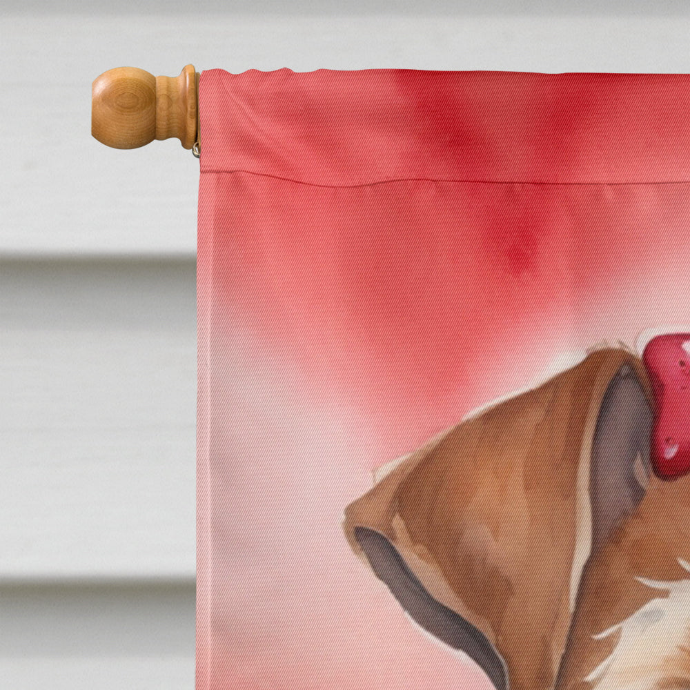 Irish Terrier My Valentine House Flag