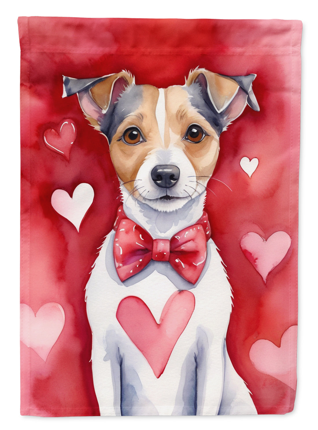 Buy this Jack Russell Terrier My Valentine House Flag