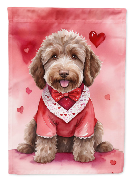 Buy this Labradoodle My Valentine Garden Flag