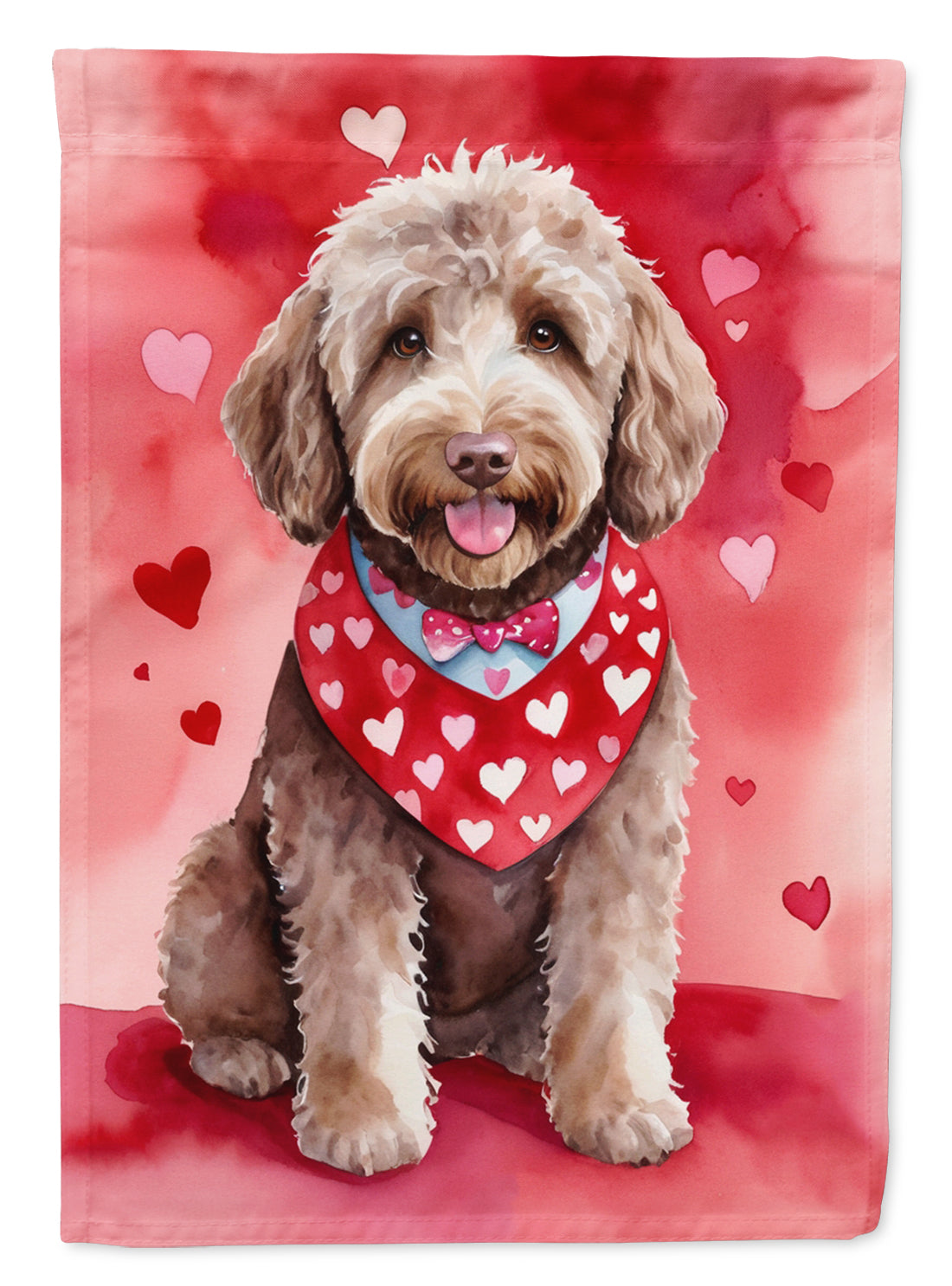 Buy this Labradoodle My Valentine Garden Flag