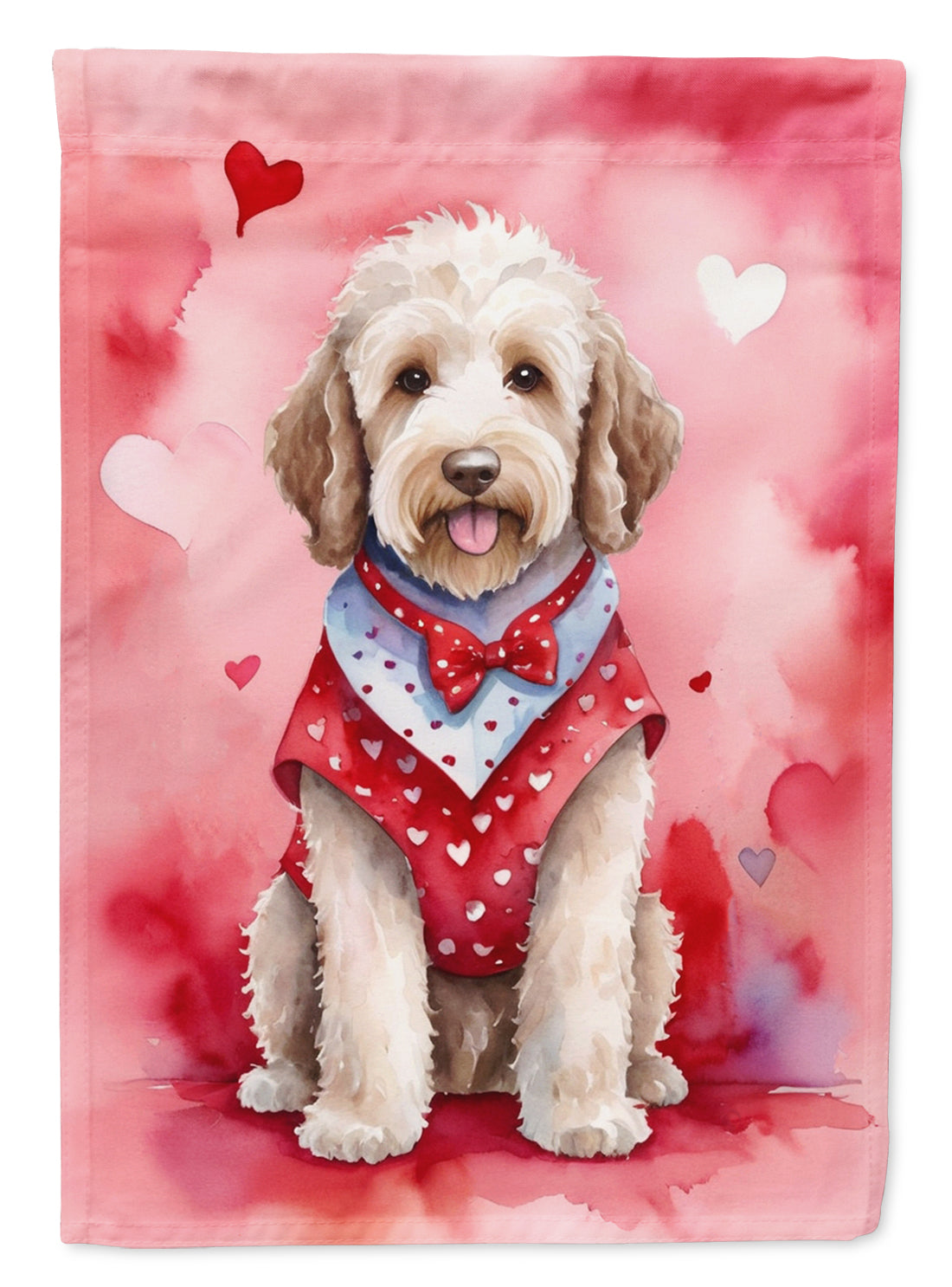 Buy this Labradoodle My Valentine Garden Flag