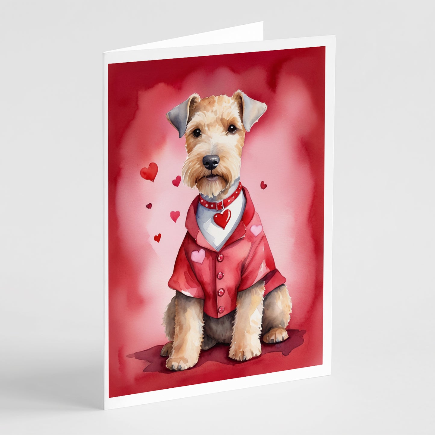 Buy this Lakeland Terrier My Valentine Greeting Cards Pack of 8