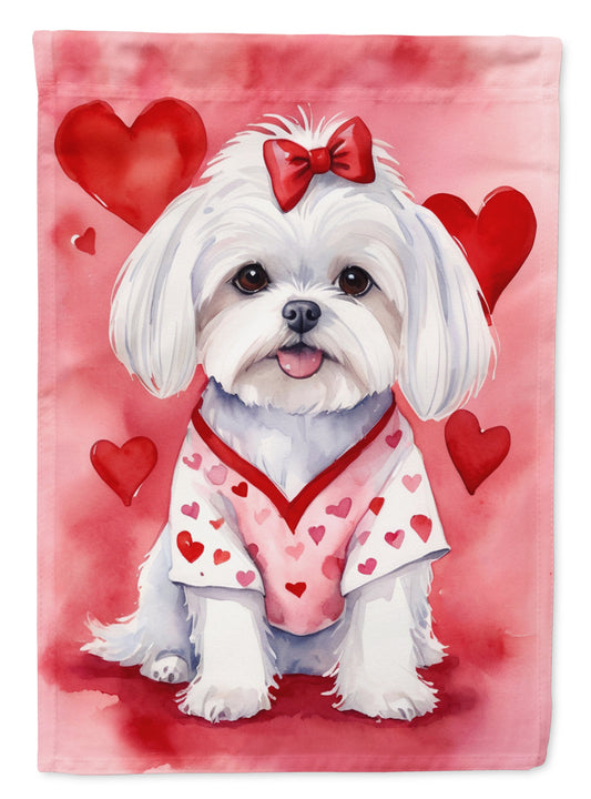 Buy this Maltese My Valentine House Flag