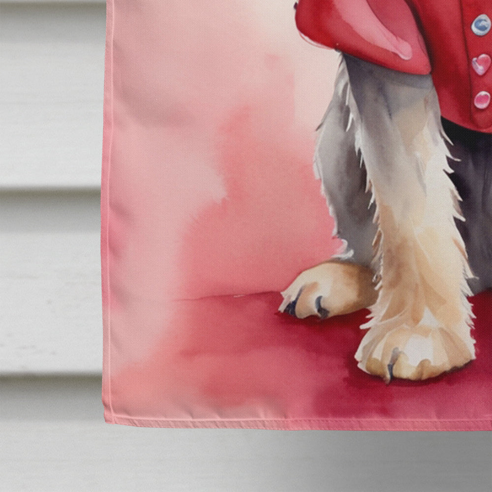 Otterhound My Valentine House Flag