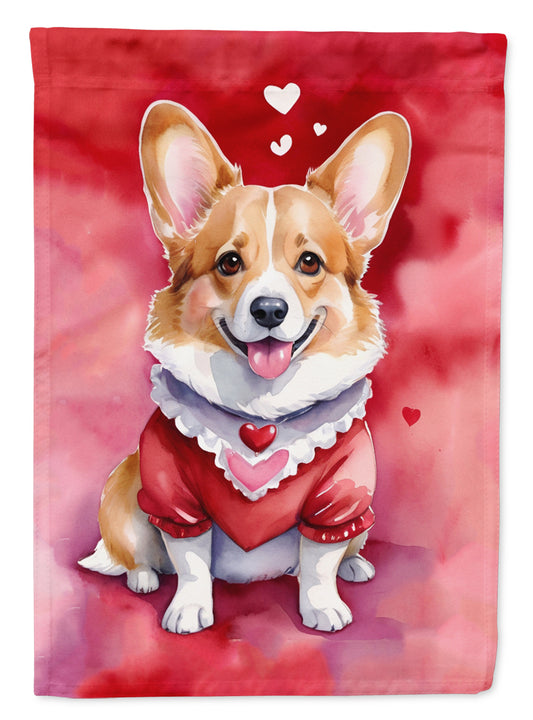 Buy this Corgi My Valentine Garden Flag