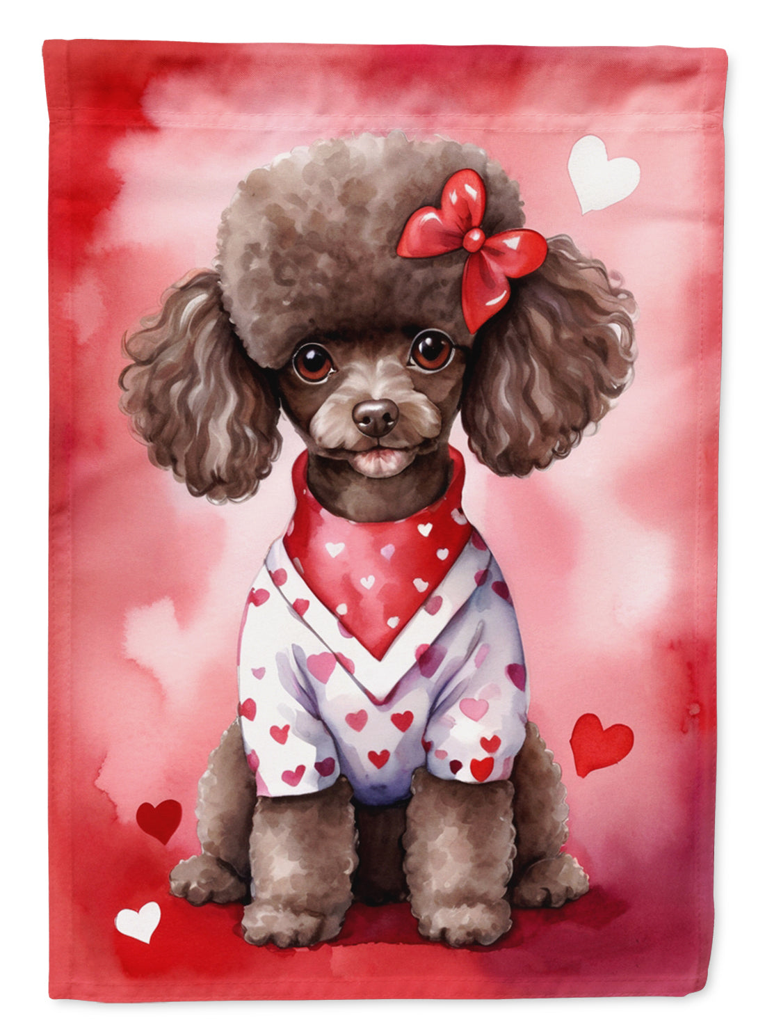 Buy this Chocolate Poodle My Valentine Garden Flag