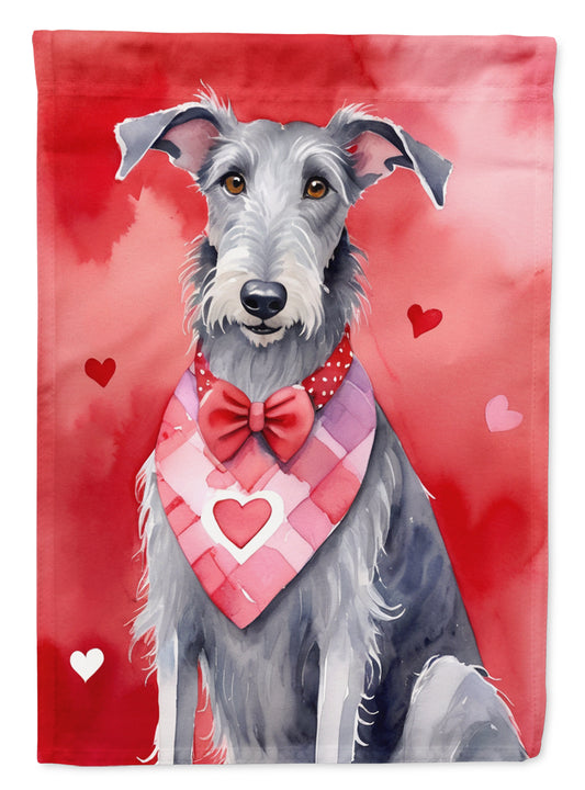 Buy this Scottish Deerhound My Valentine Garden Flag