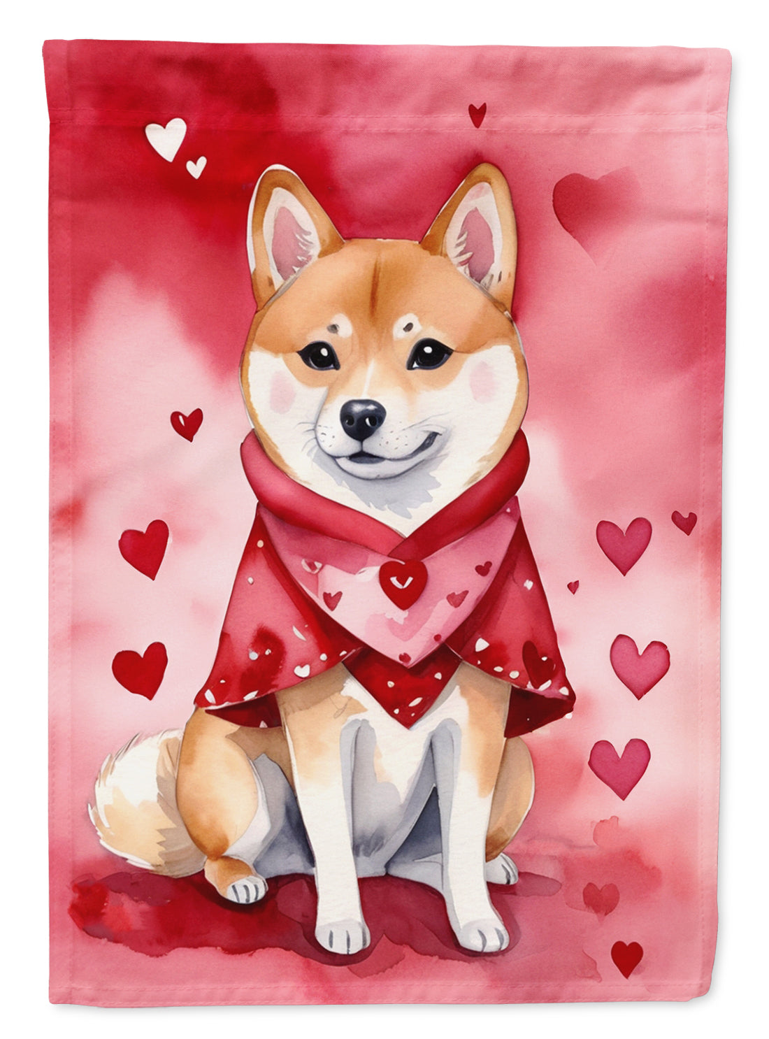 Buy this Shiba Inu My Valentine Garden Flag