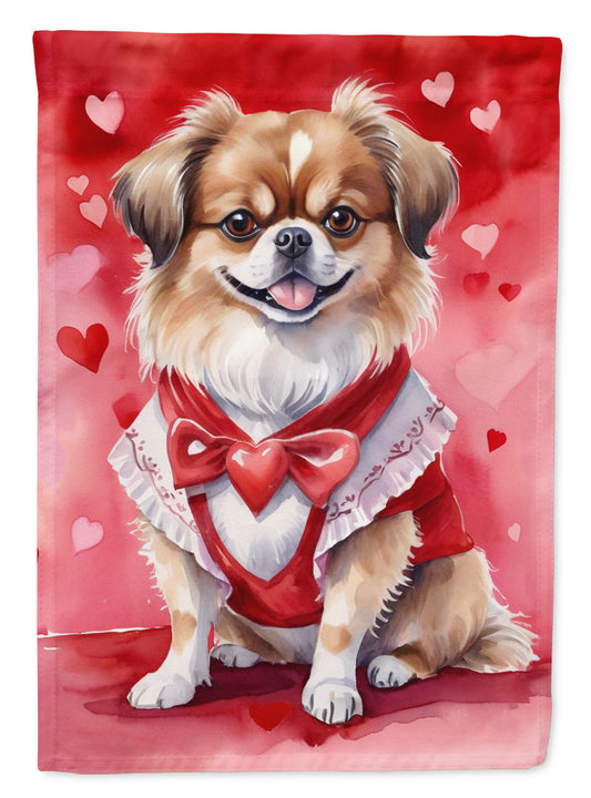 Buy this Tibetan Spaniel My Valentine Garden Flag