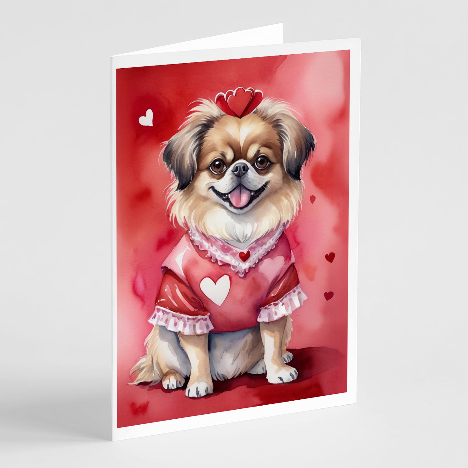 Buy this Tibetan Spaniel My Valentine Greeting Cards Pack of 8