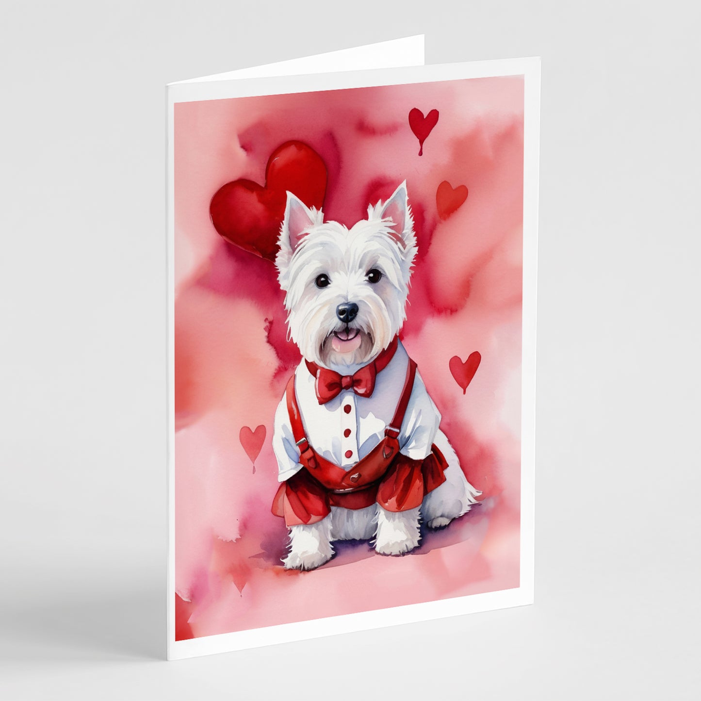 Buy this Westie My Valentine Greeting Cards Pack of 8