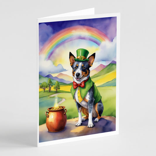 Buy this Australian Cattle Dog St Patrick's Day Greeting Cards Pack of 8