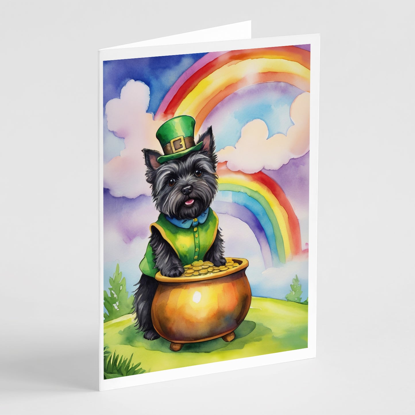 Buy this Cairn Terrier St Patrick's Day Greeting Cards Pack of 8