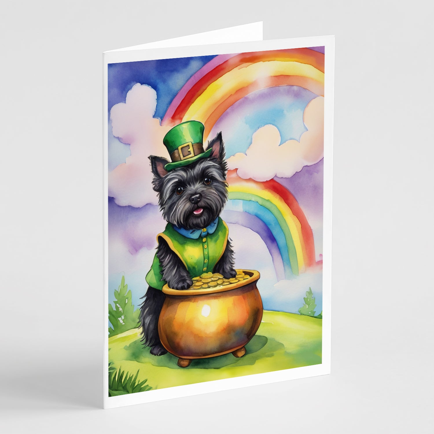 Buy this Cairn Terrier St Patrick's Day Greeting Cards Pack of 8