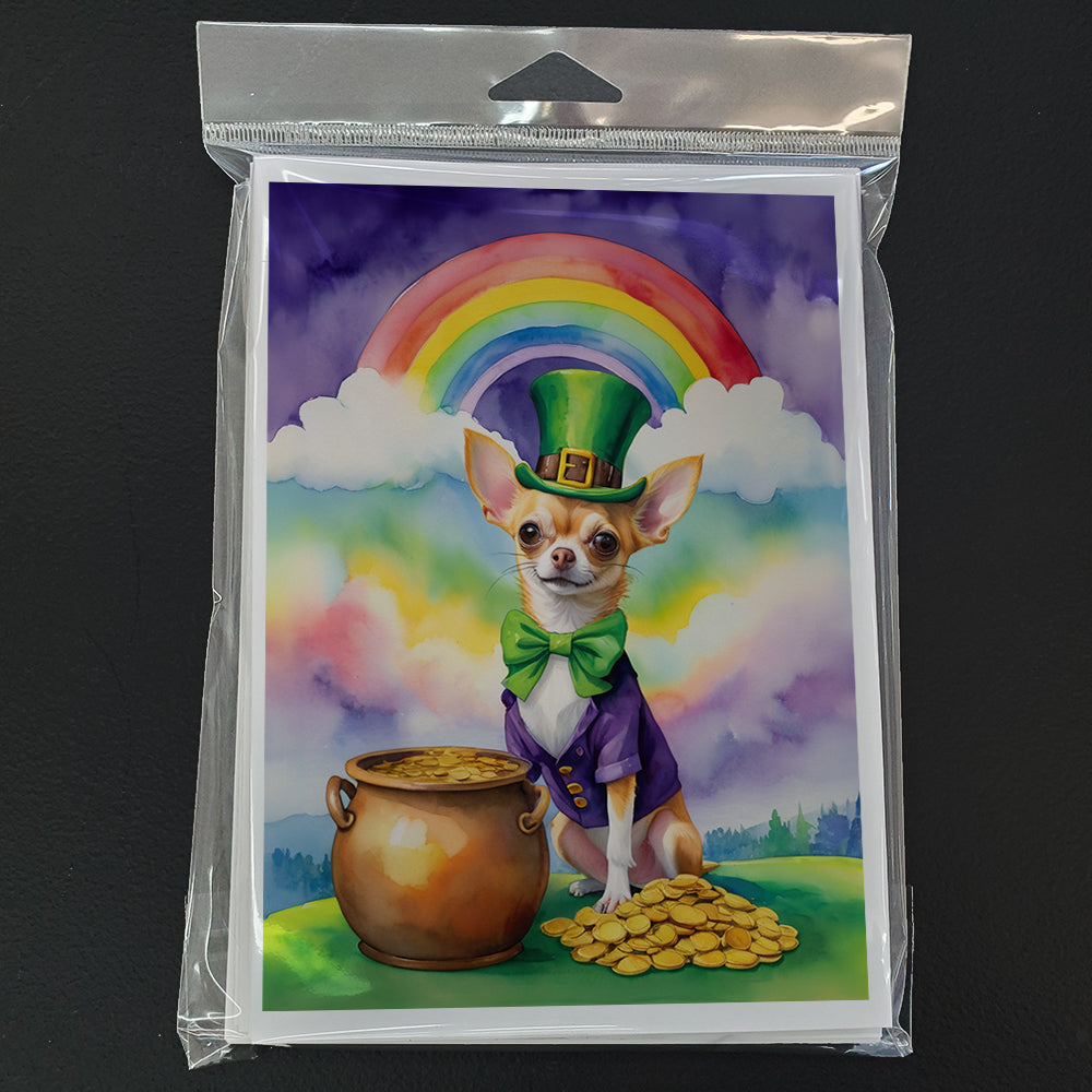 Chihuahua St Patrick's Day Greeting Cards Pack of 8